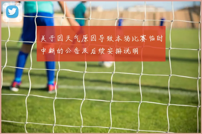 关于因天气原因导致本场比赛临时中断的公告及后续安排说明